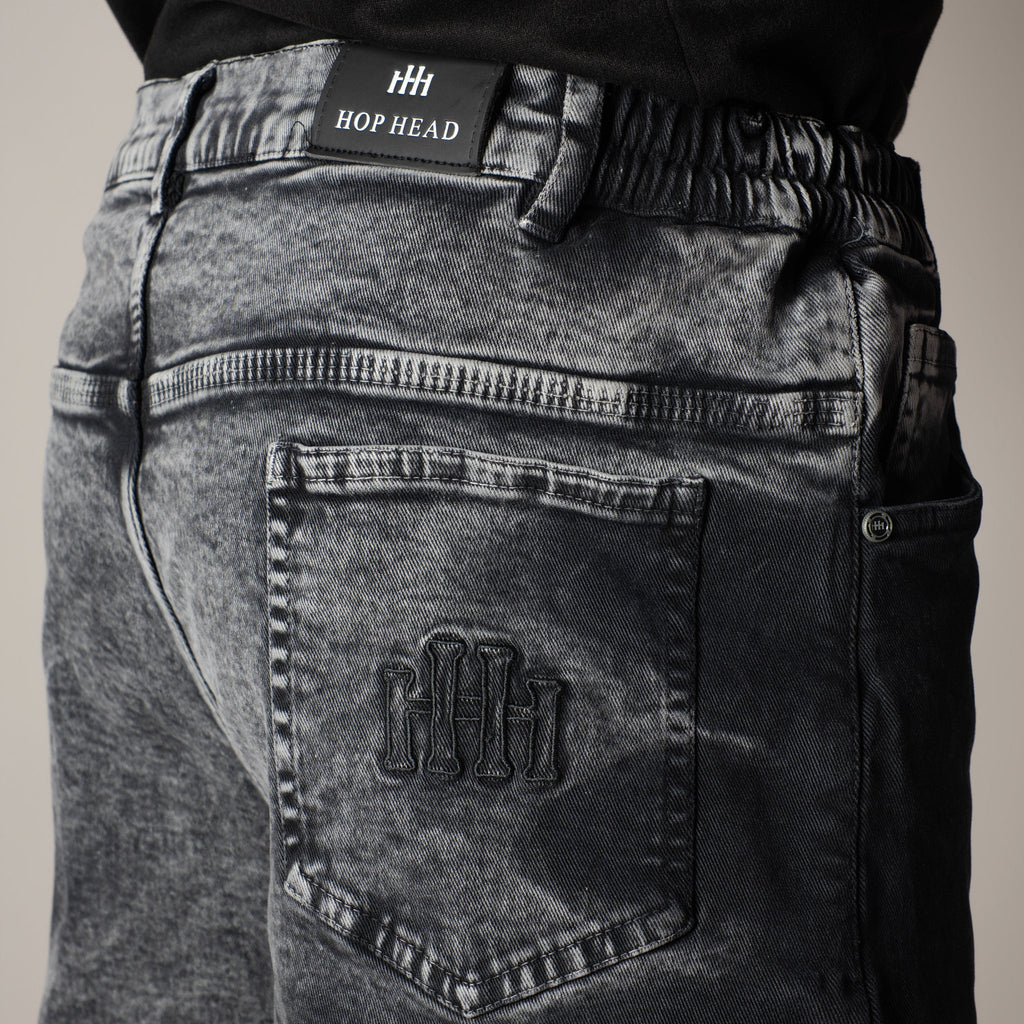 BLACK BLIZZARD WASH DENIM
