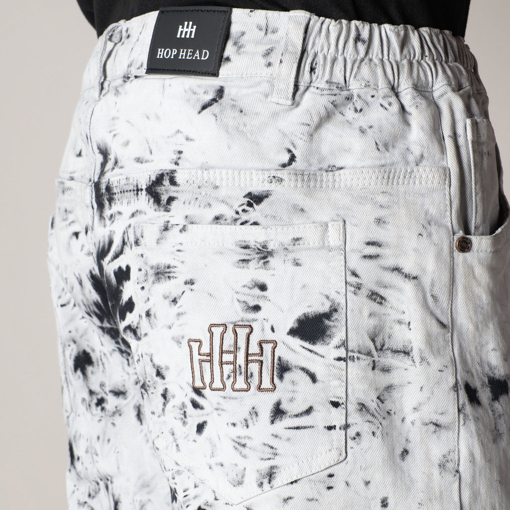 WHITE BLIZZARD WASH DENIM