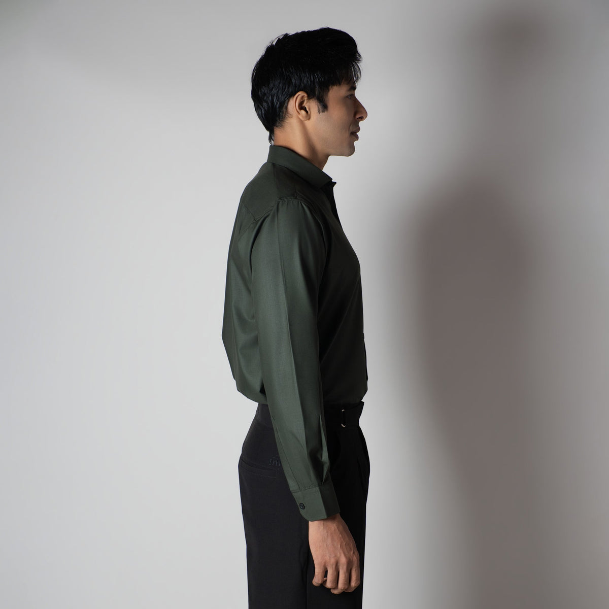 GREEN FEATHER SHIRT