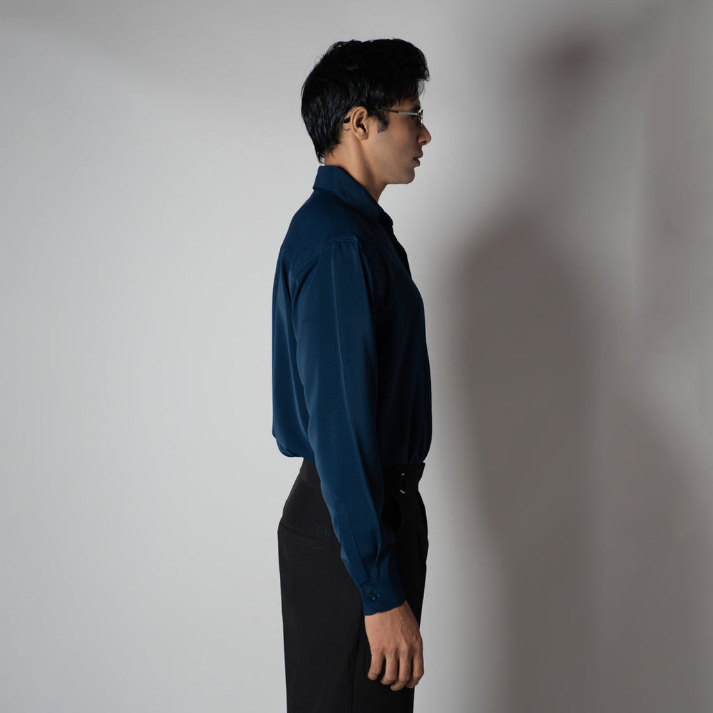 MID-NIGHT BLUE KOREAN ULTRALITE SHIRT