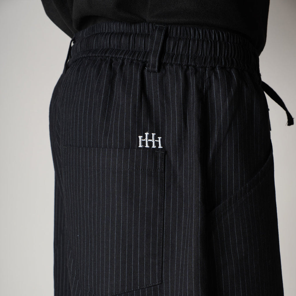 CHARCOAL VERTICAL STRIPED PANT