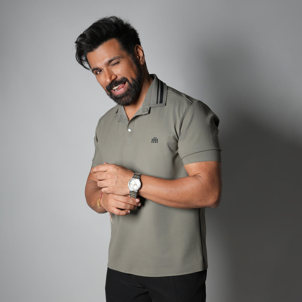 PISTACHIO SEAMLESS CORE POLO