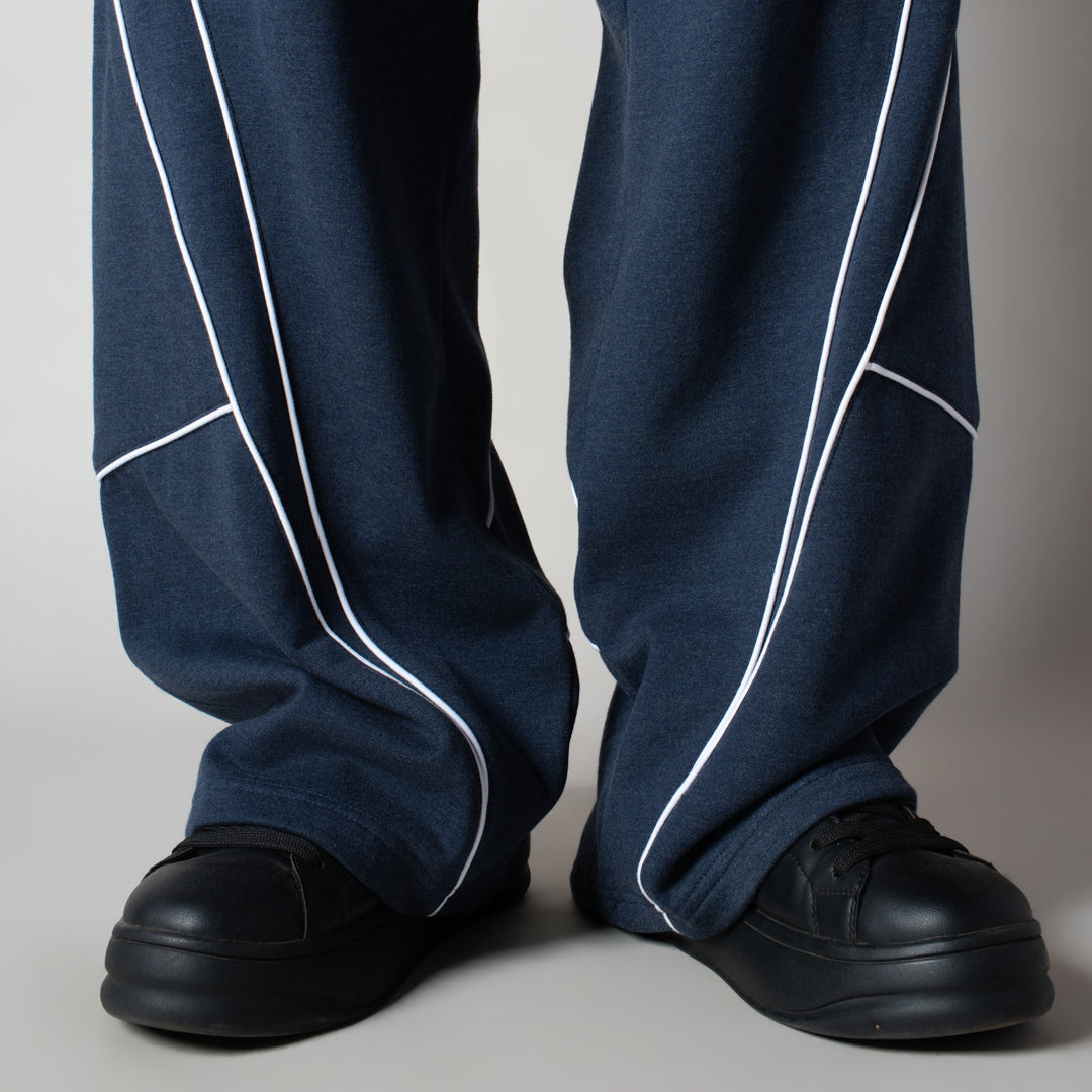 BLUE VERTEX FLEECE BAGGY SWEATPANTS