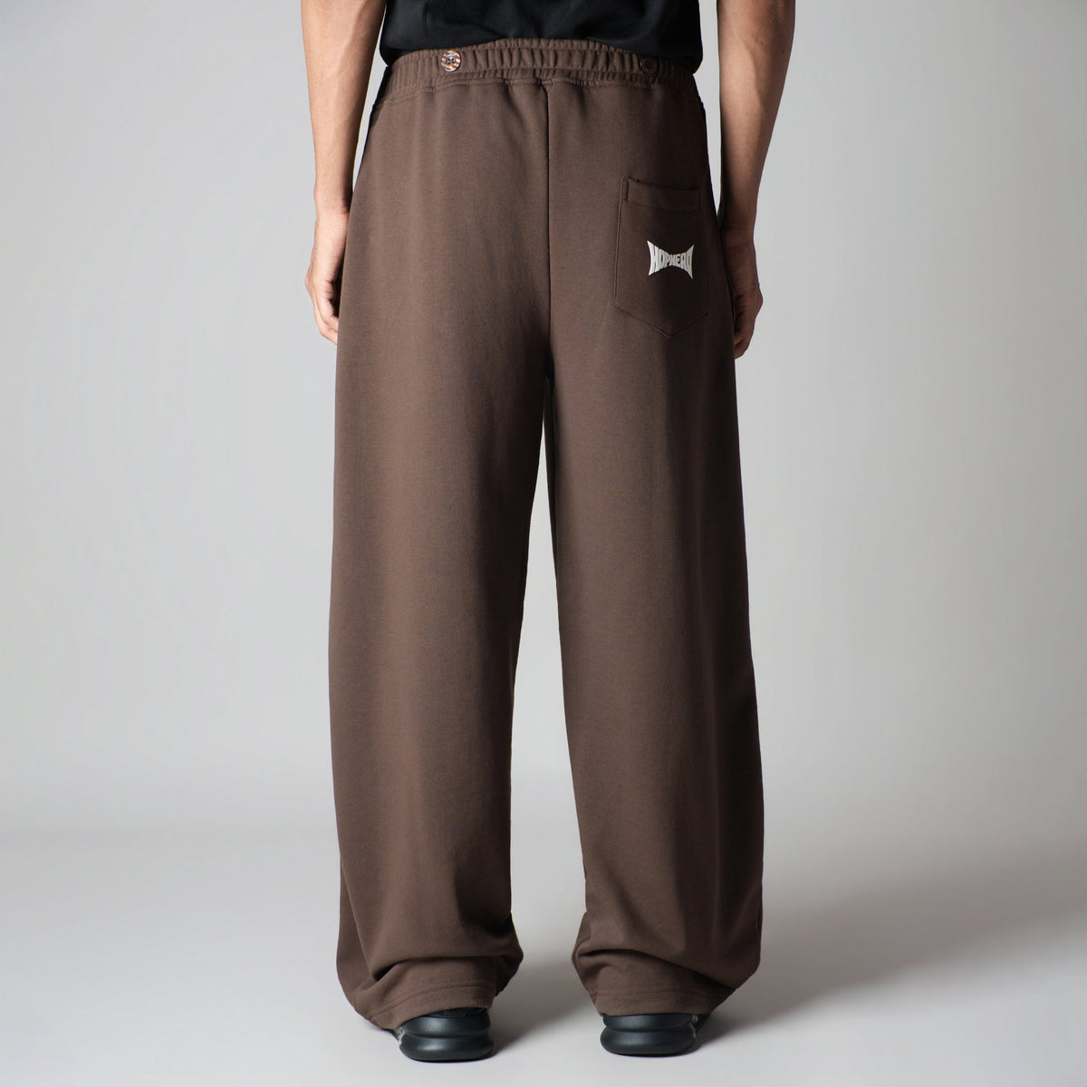 BROWN EXTRA PANEL SWEATPANTS