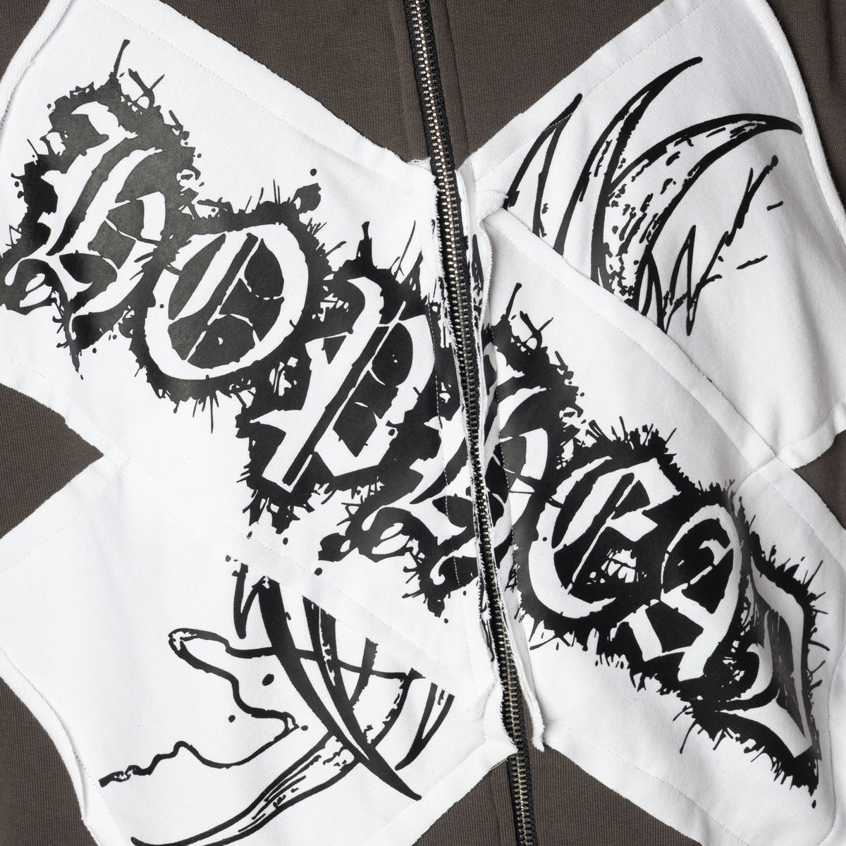VOID CROSS SLEEVELESS HOODED VEST