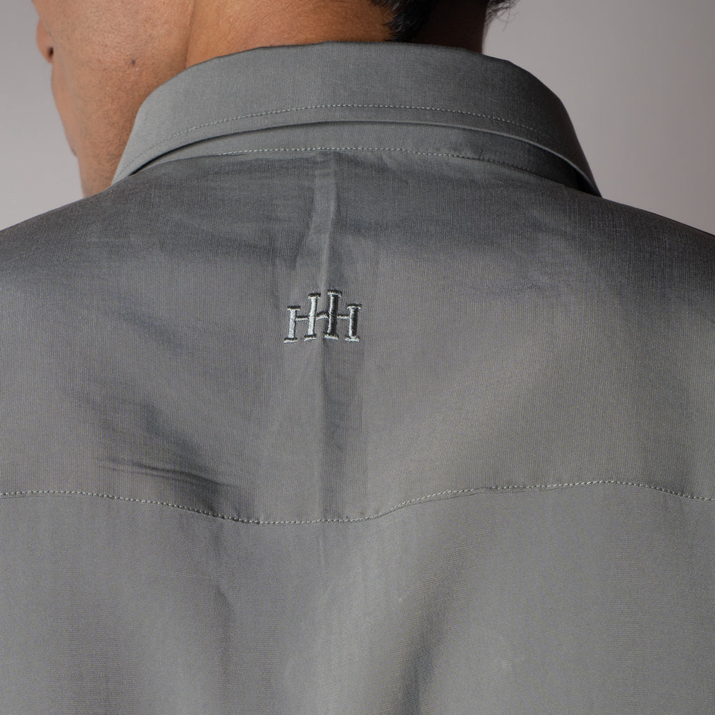 ASH GRAY ESSENTIAL SUEDE LUXE SHIRT