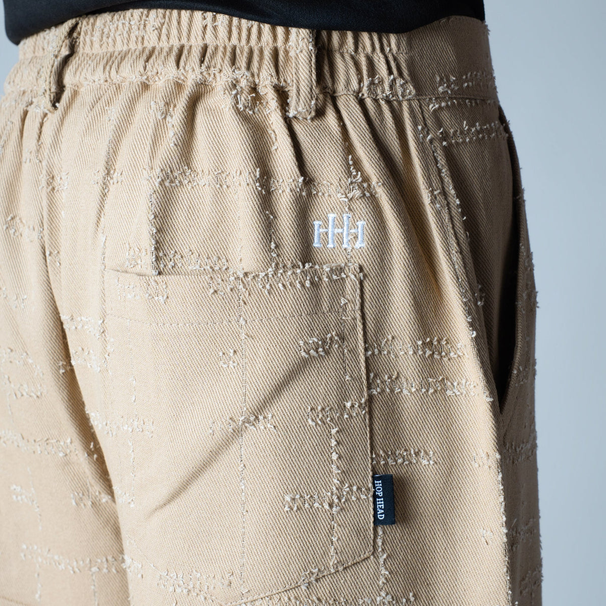 BEIGE ROOFING BOOT CUT DENIM