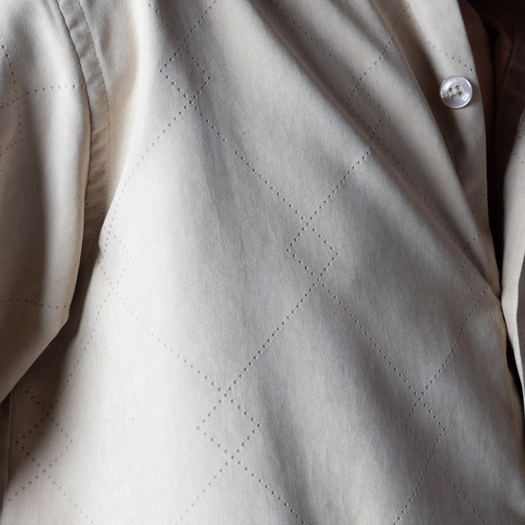 BISQUE SUEDE LASER LUXE SHIRT
