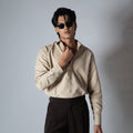 BISQUE SUEDE LASER LUXE SHIRT