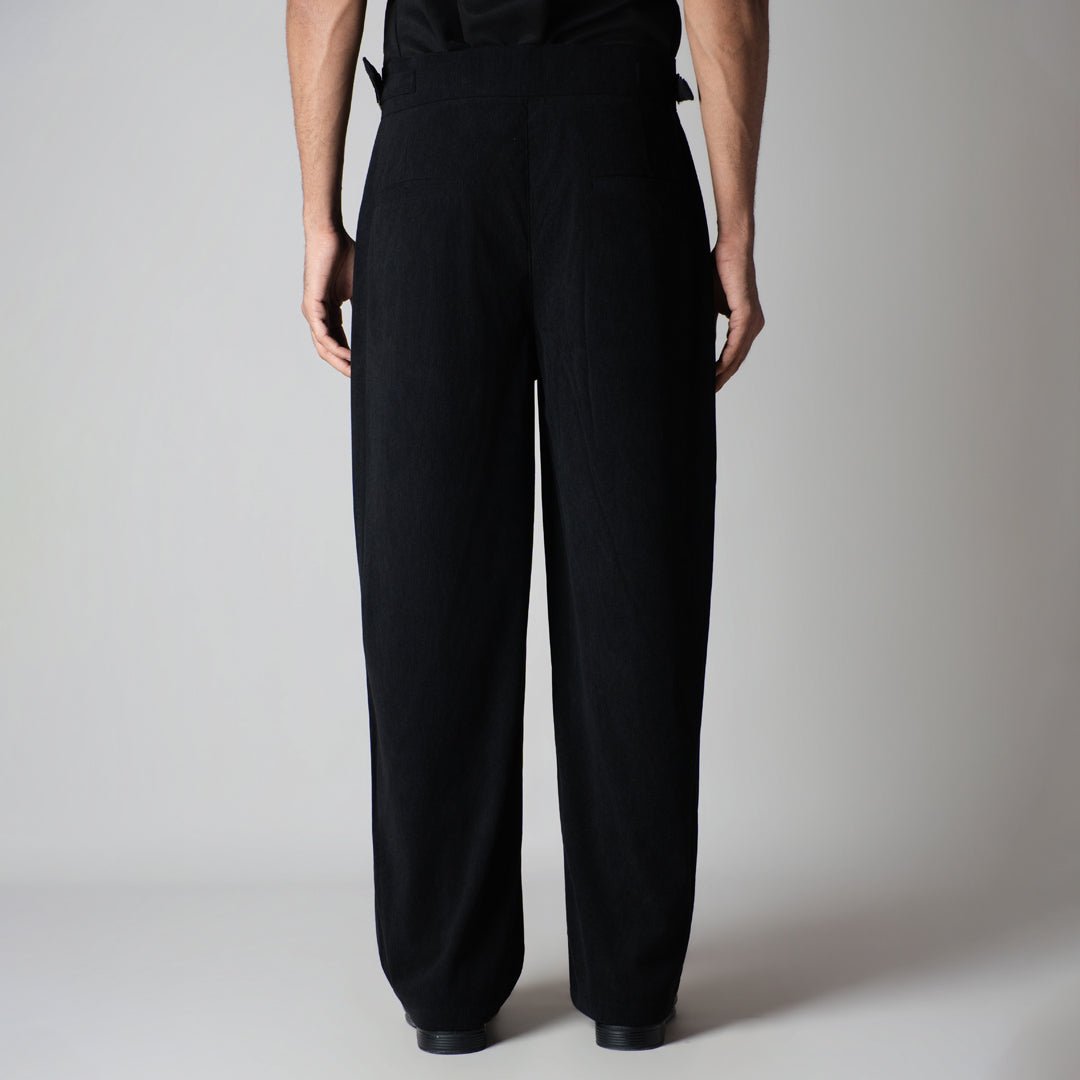 BLACK CORDUROY FORMAL TROUSER