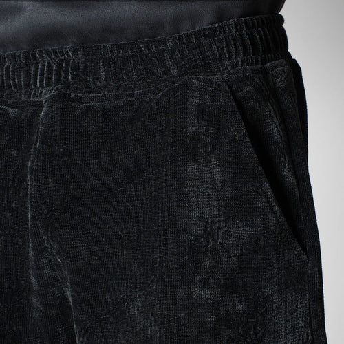 BLACK SOFTEDGE JACQUARD SWEATPANT
