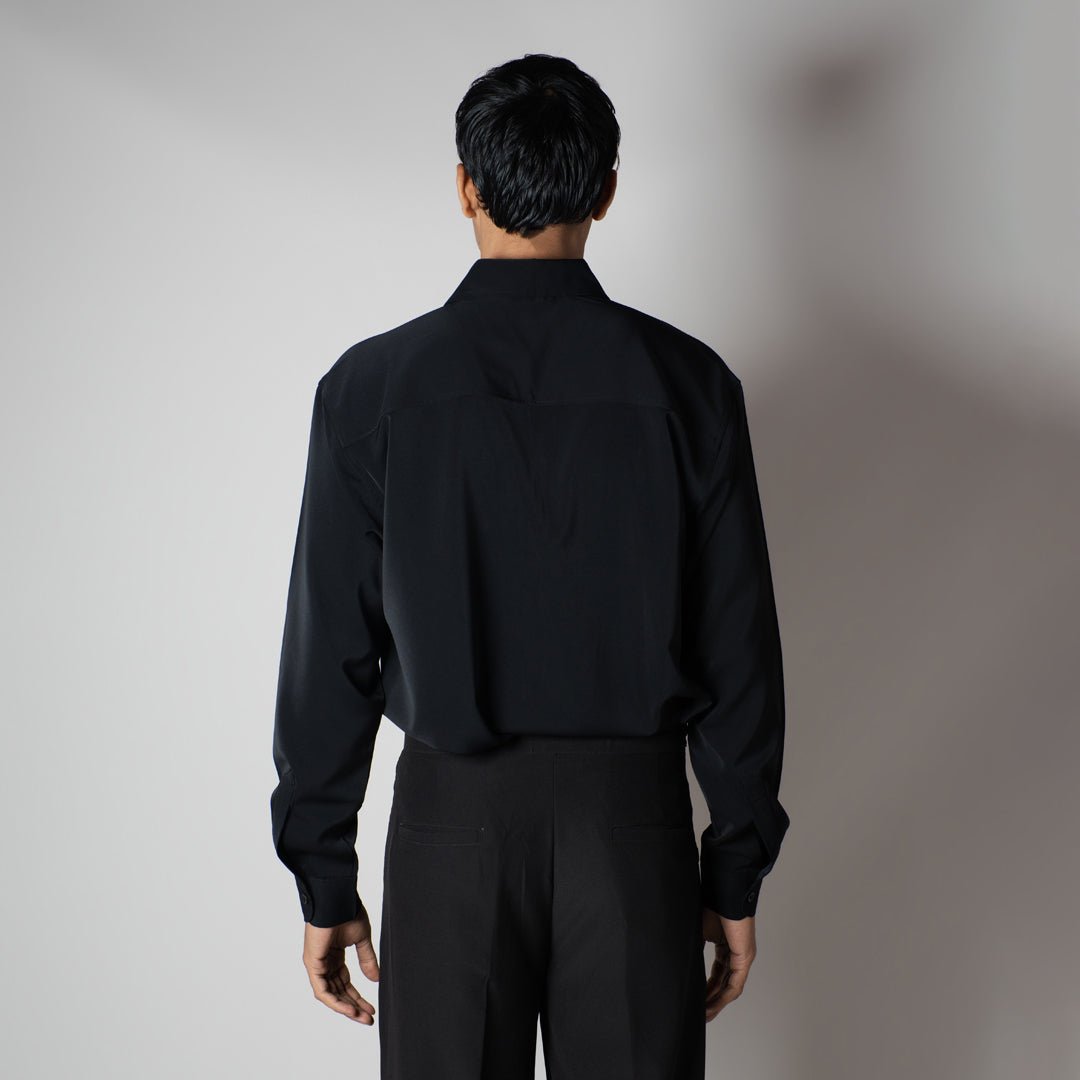 BLACK KOREAN ULTRALITE SHIRT