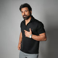 BLACK PRIME SEAMLESS POLO