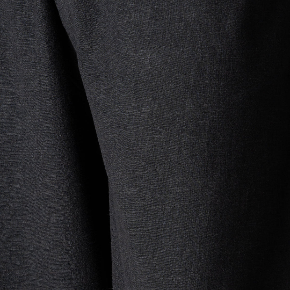 BLACK SOFTMOVE COTTON LINEN PANTS