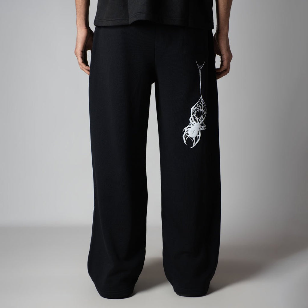 BLACK SPIDER SWEATPANTS