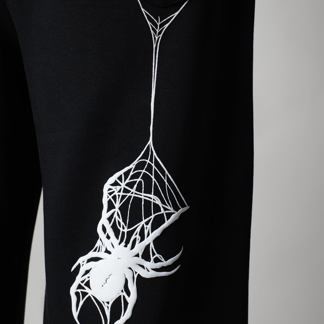 BLACK SPIDER SWEATPANTS