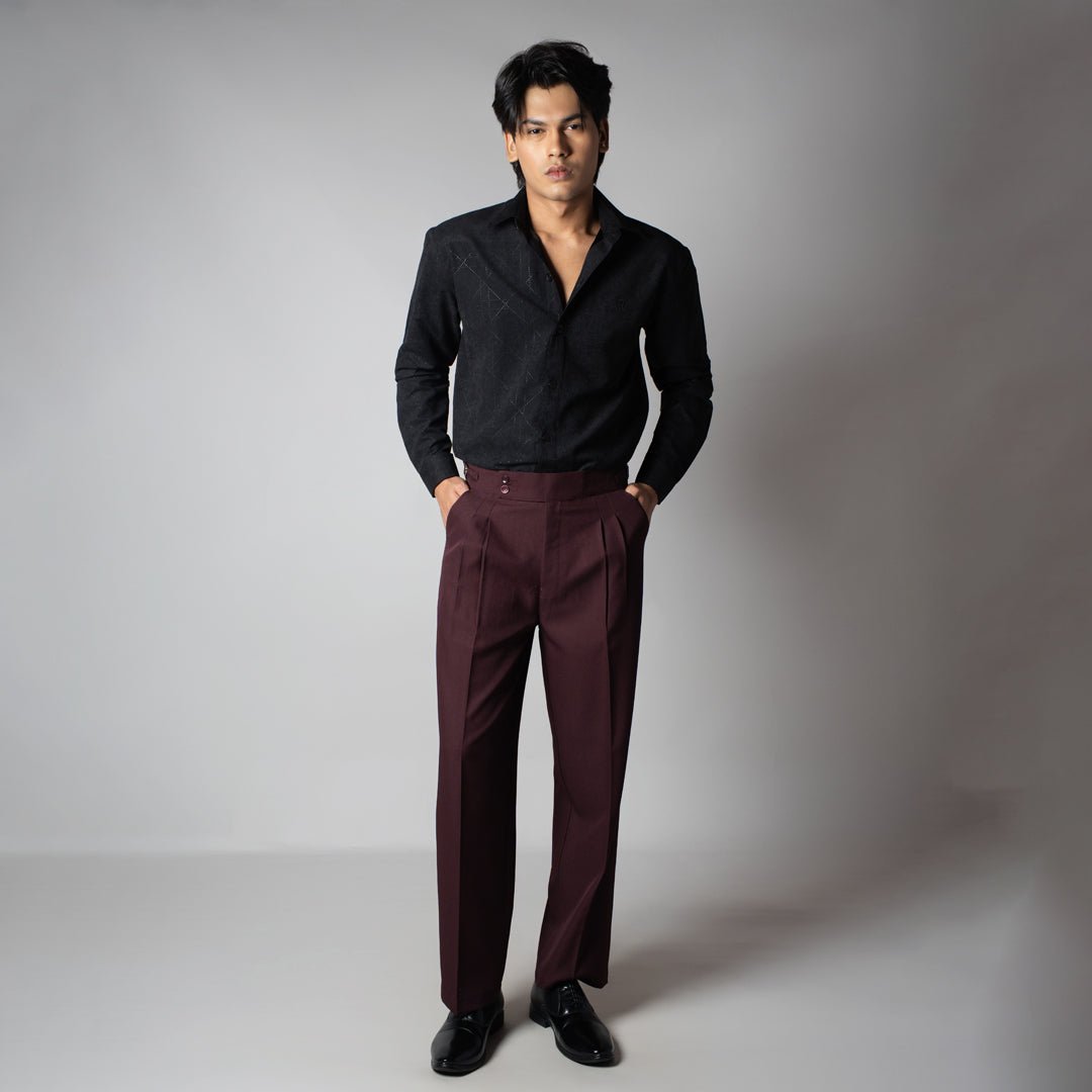 BLACKEND SUEDE LASER LUXE SHIRT