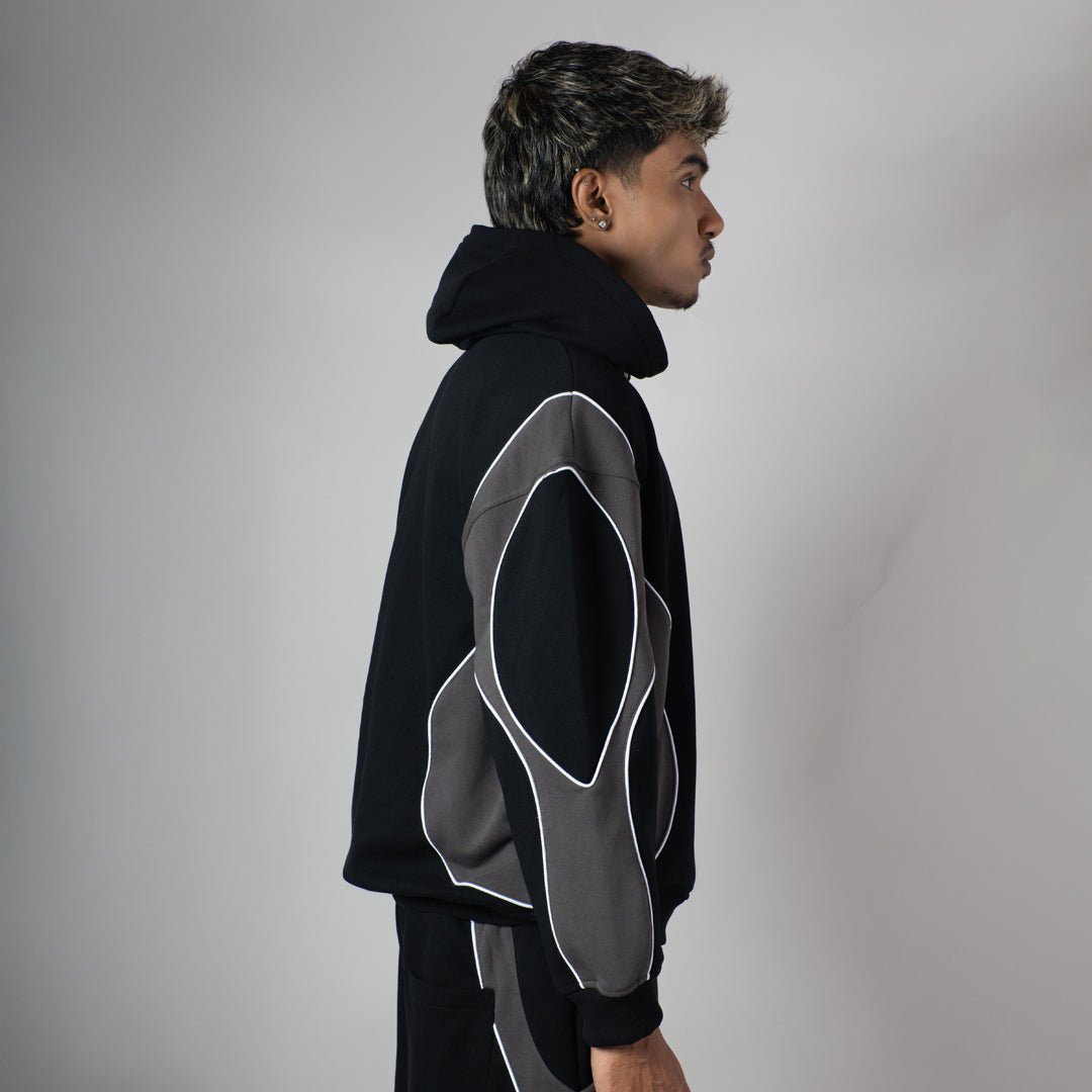 BLACKOUT SMOKELINE HEAVY ZIPPER HOODIE