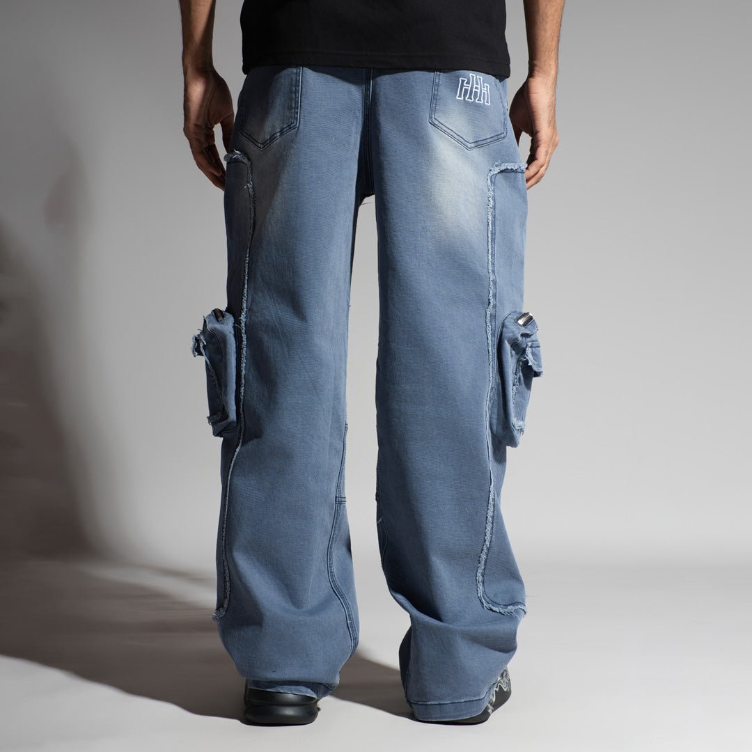 BLUE 3D CIRCUIT DENIM