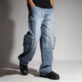 BLUE 3D CIRCUIT DENIM