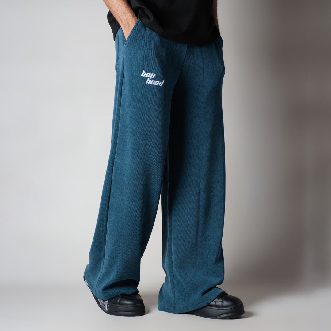 BLUE KNITDRIP SWEATPANTS