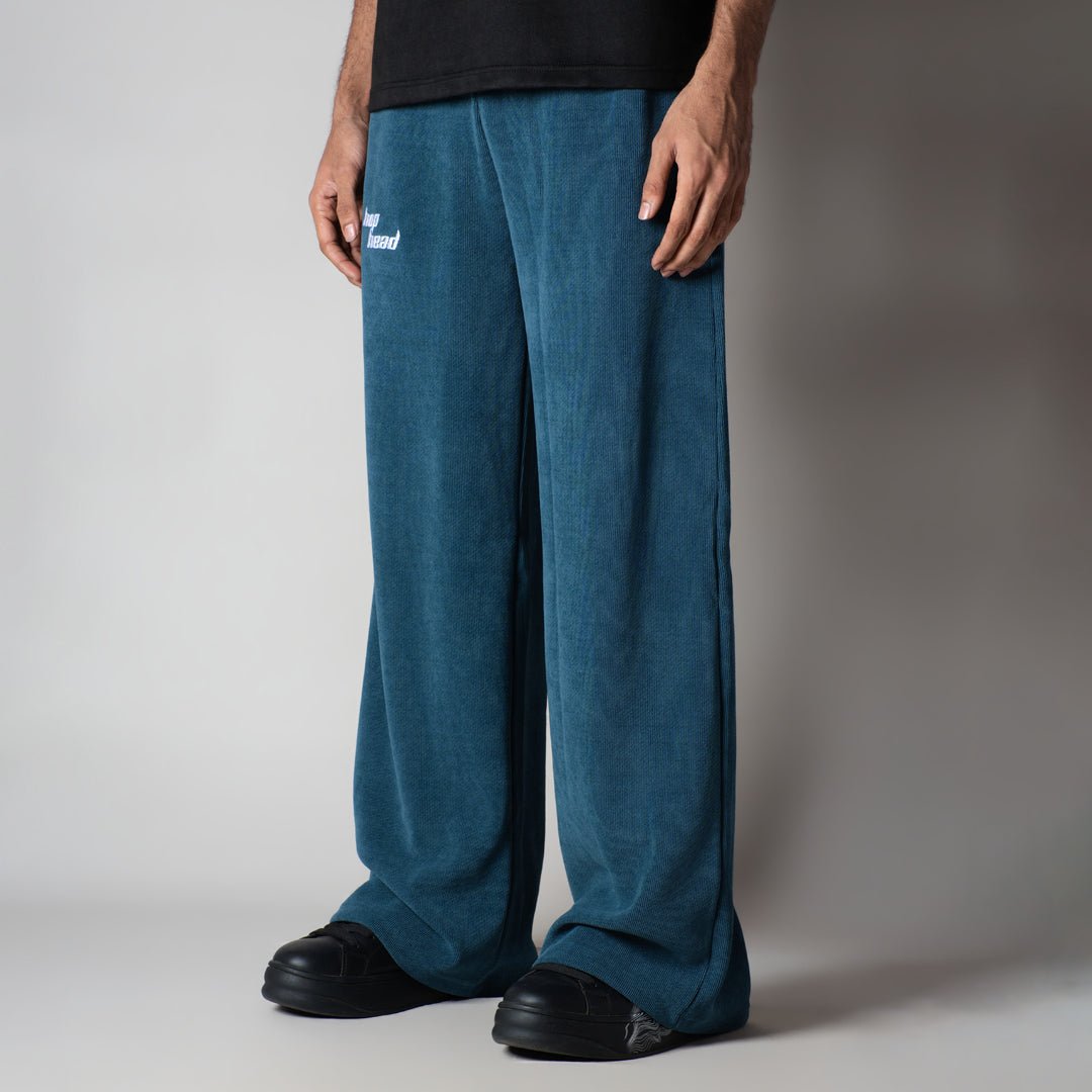 BLUE KNITDRIP SWEATPANTS