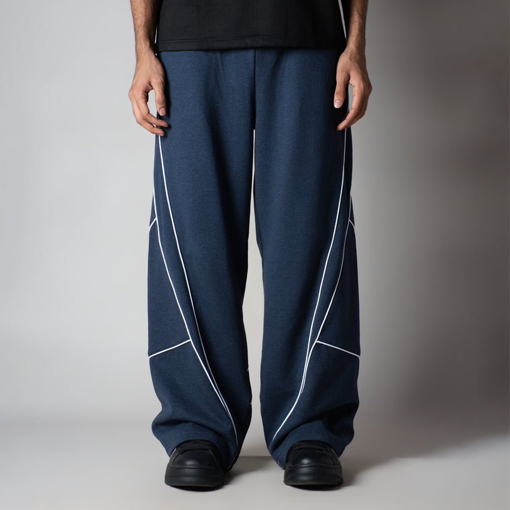 BLUE VERTEX FLEECE BAGGY SWEATPANTS