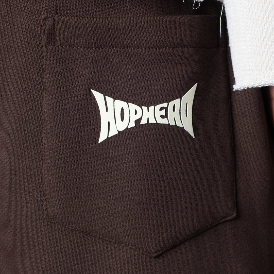 BROWN FIVE TUCKS SWEATPANTS