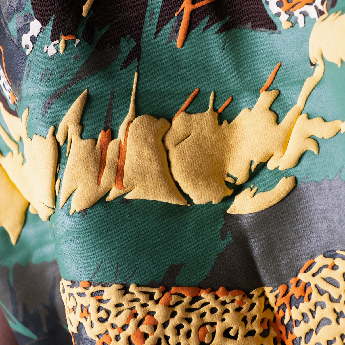 BROWN RAW CUT CHEETA PRINTED SLEEVELESS