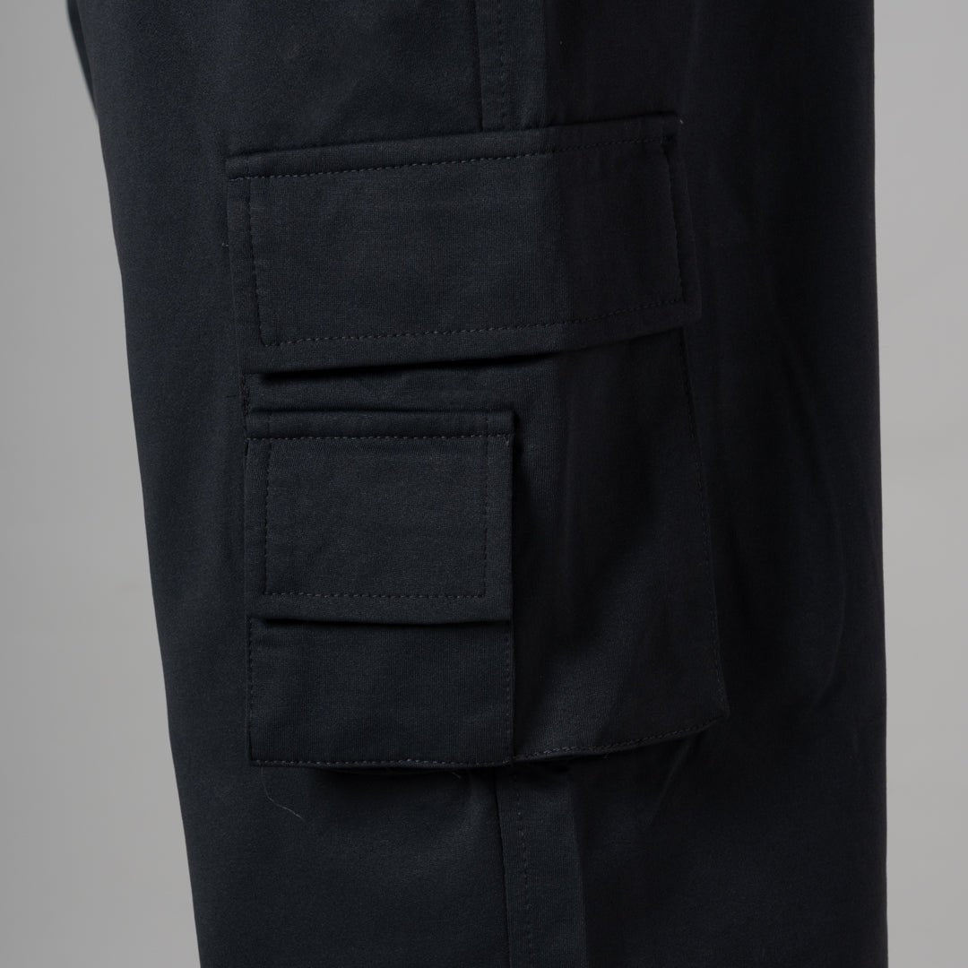 CHARCOAL DOUBLEDECK POCKET CARGO SWEATPANT