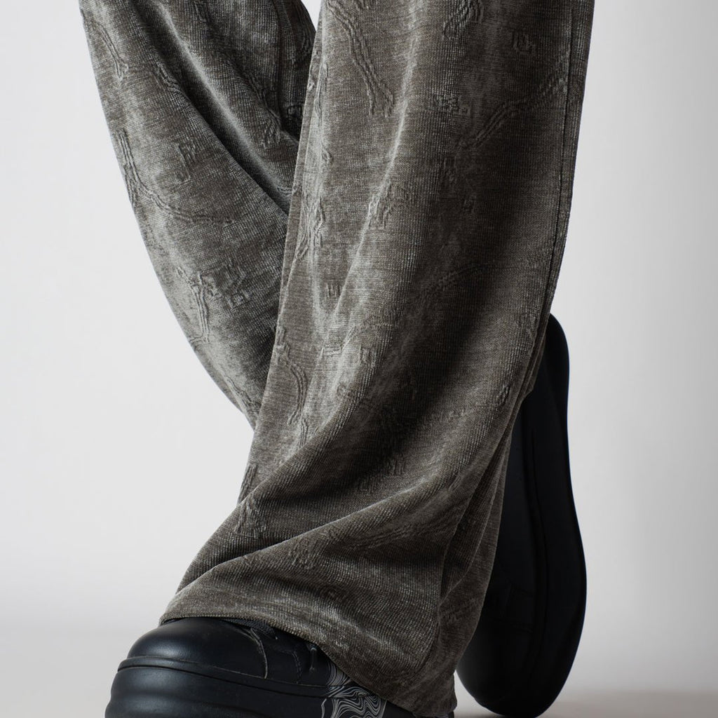 CHARCOAL SOFTEDGE JACQUARD SWEATPANT