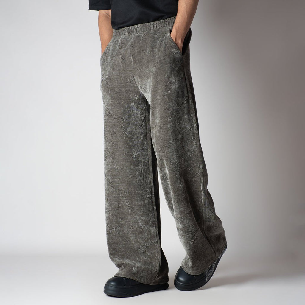 CHARCOAL SOFTEDGE JACQUARD SWEATPANT
