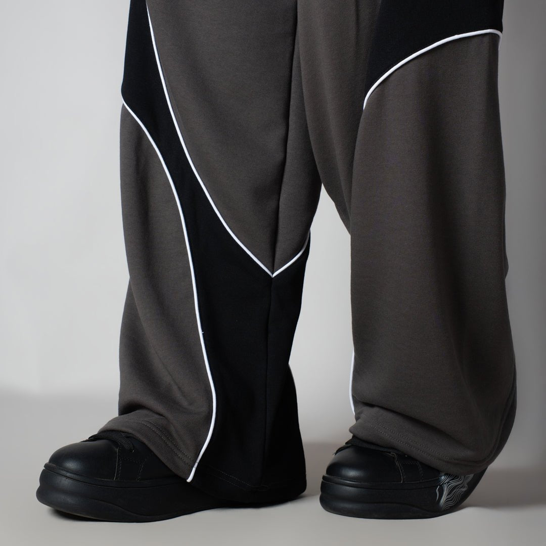 CHARCOAL HALF CIRCLE SWEATPANT