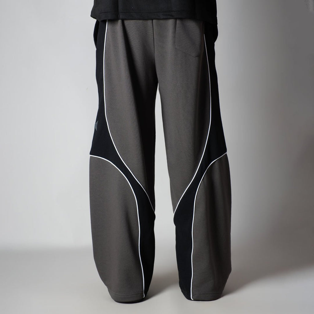 CHARCOAL HALF CIRCLE SWEATPANT