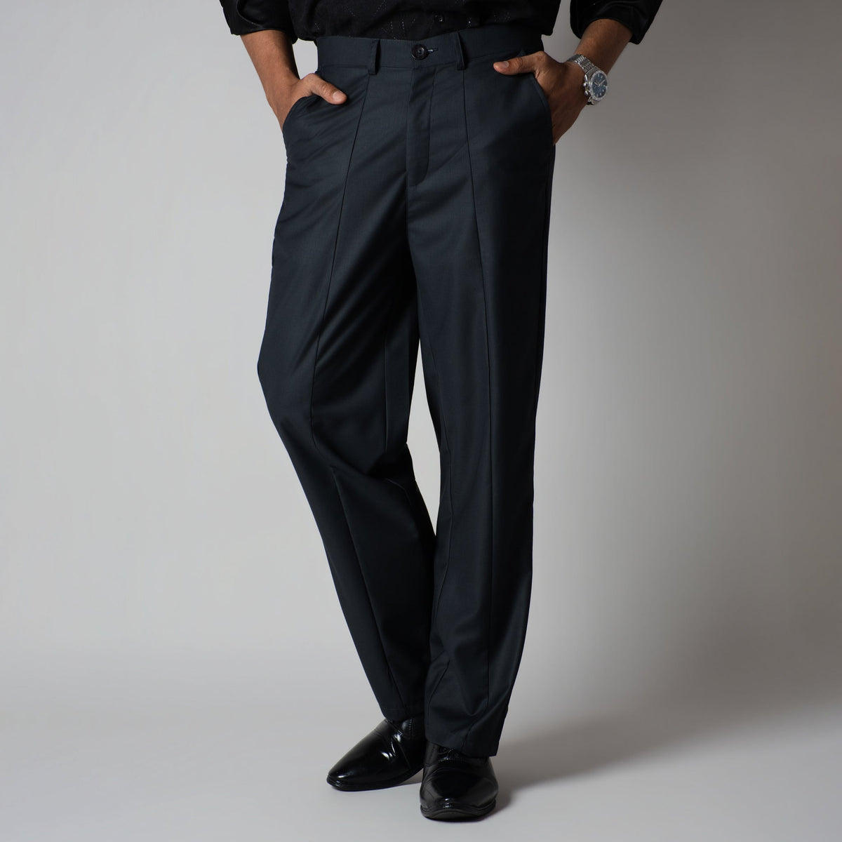 CHARCOAL MONO FIT TROUSER