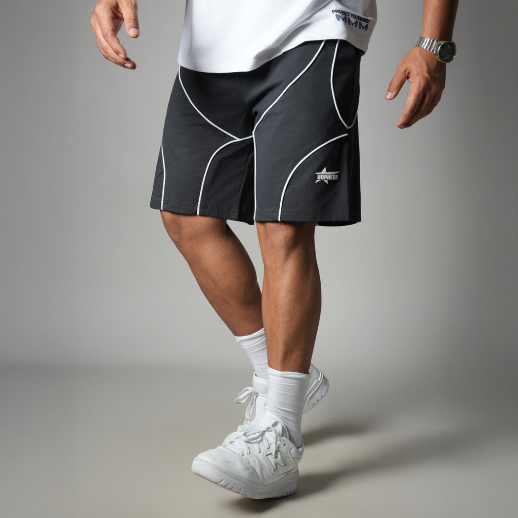 CHARCOAL VELOCITY CURVE SHORTS