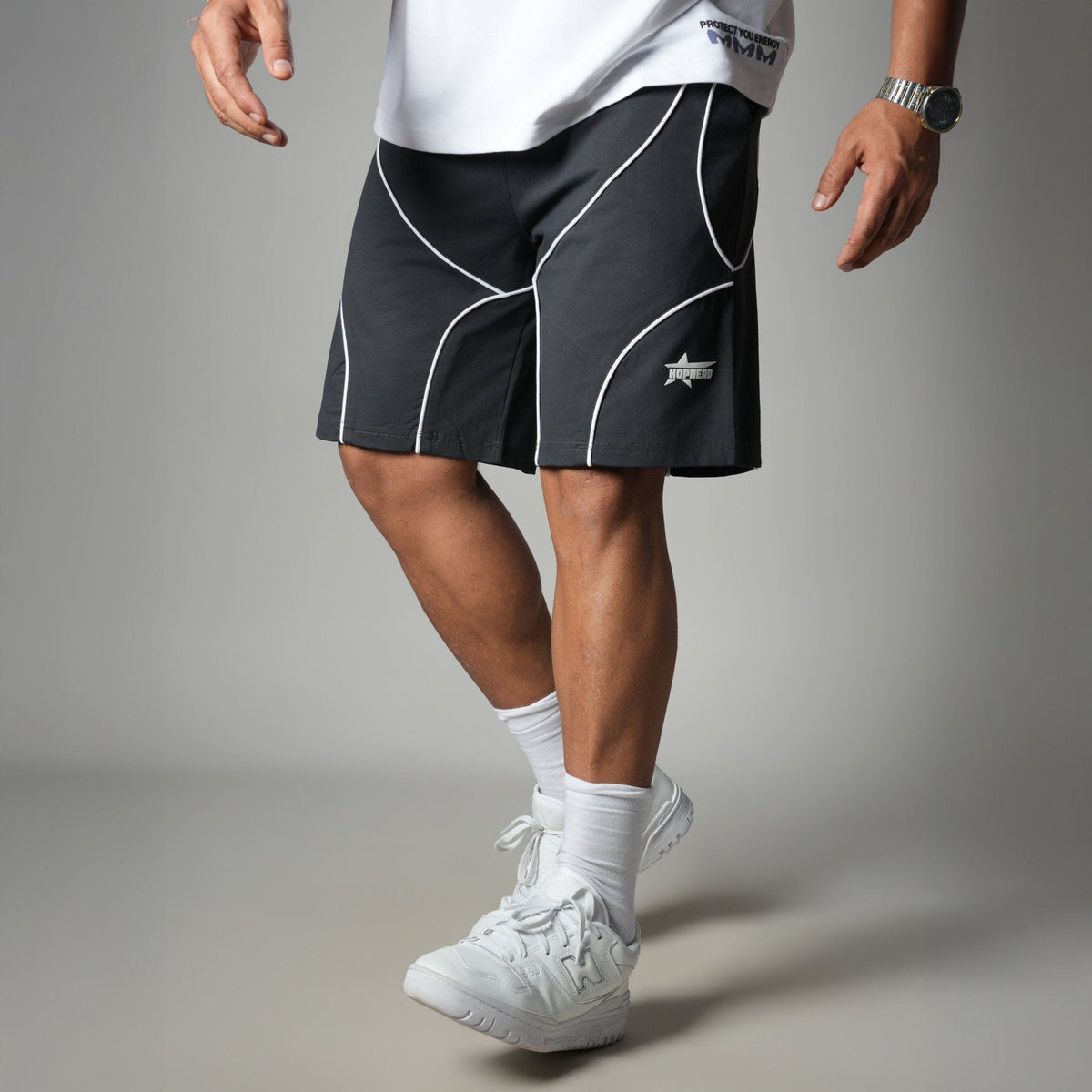 CHARCOAL VELOCITY CURVE SHORTS