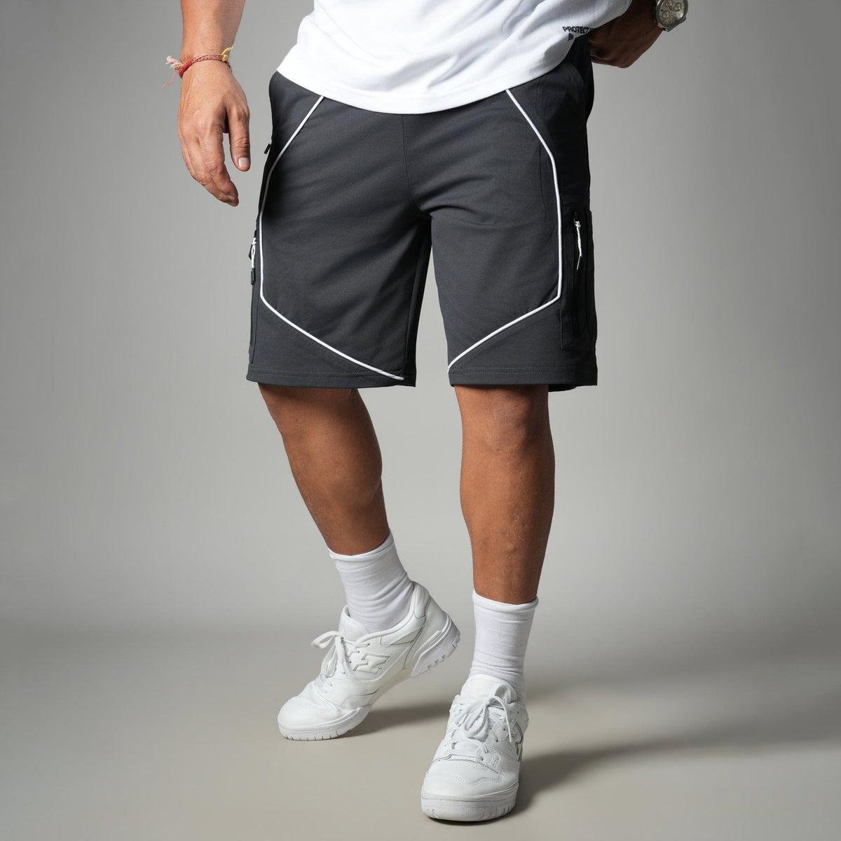 CHARCOAL VERTEX EDGE SHORTS