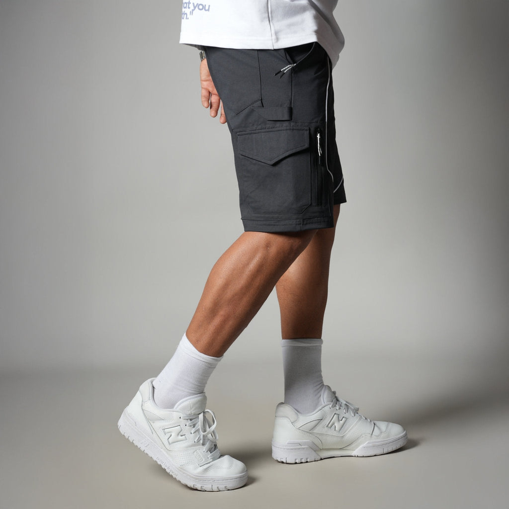 CHARCOAL VERTEX EDGE SHORTS