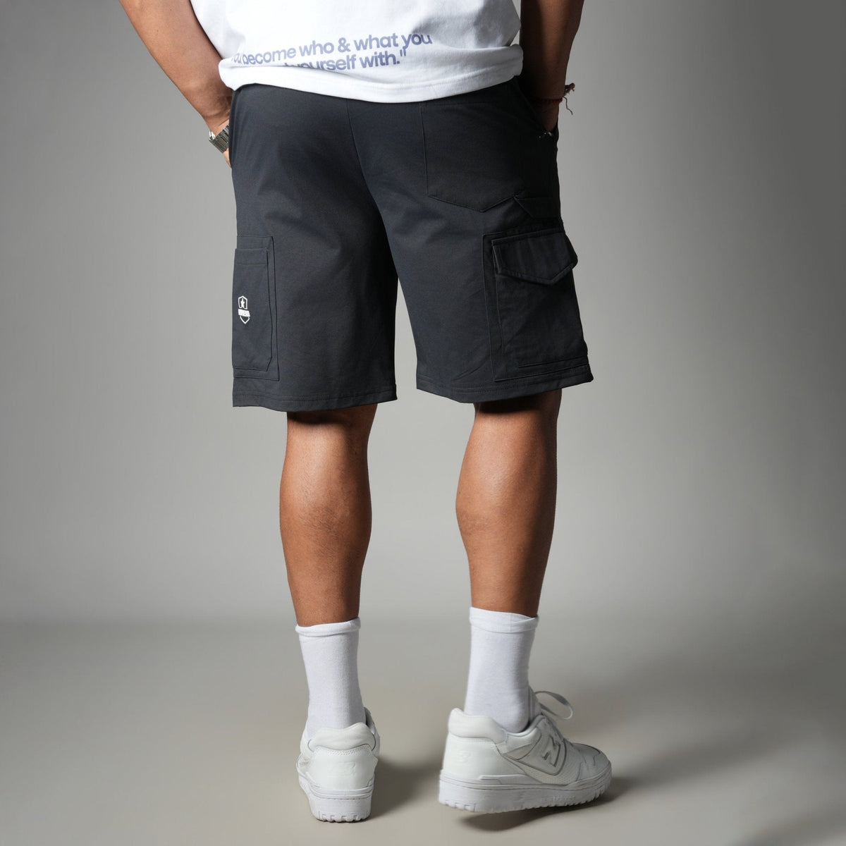 CHARCOAL VERTEX EDGE SHORTS