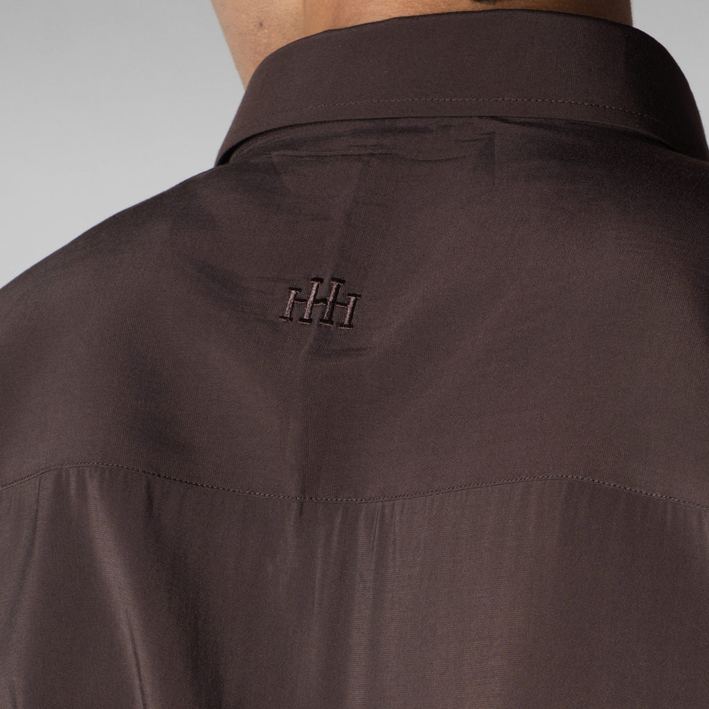 COCOA BROWN ESSENTIAL SUEDE LUXE SHIRT