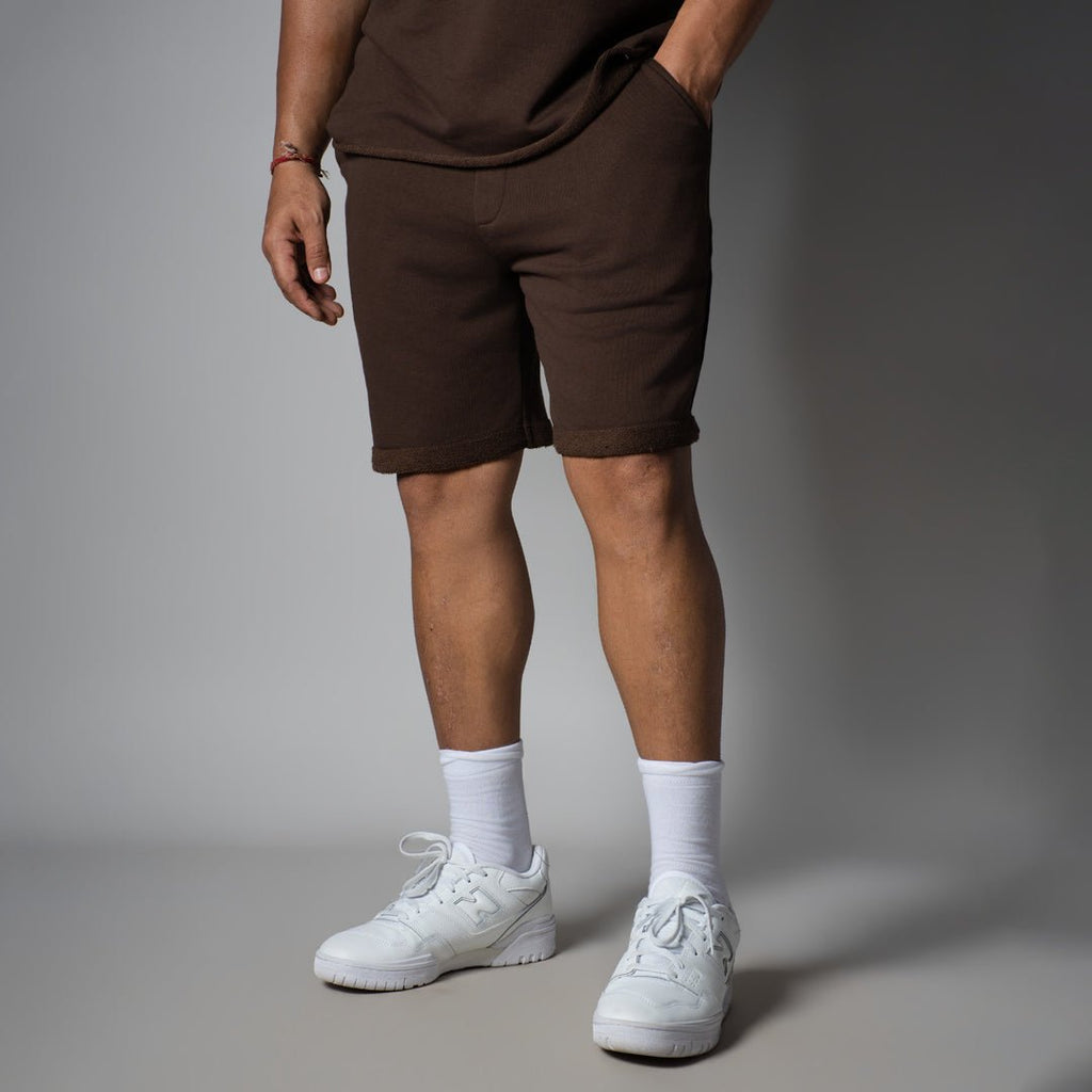 COFFEE BROWN ESSENTIAL BASIC SHORT