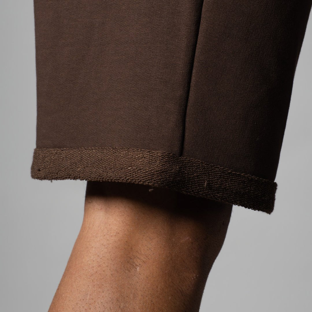 COFFEE BROWN ESSENTIAL BASIC SHORT