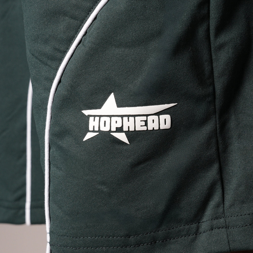 DARK GREEN VELOCITY CURVE SHORTS