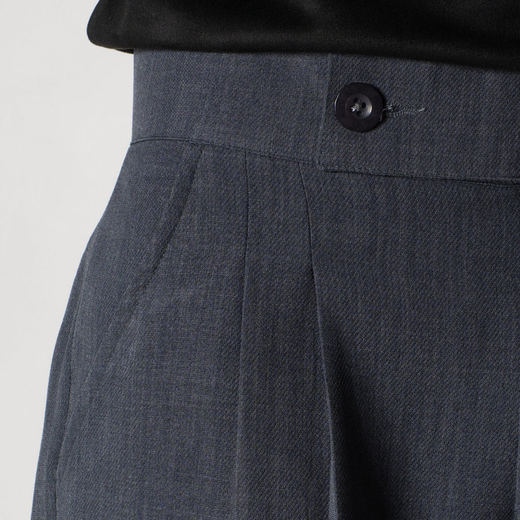 DARK GREY SINGLE BUTTON TROUSER