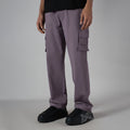 DUSTY PURPLE DOUBLEDECK POCKET CARGO SWEATPANT