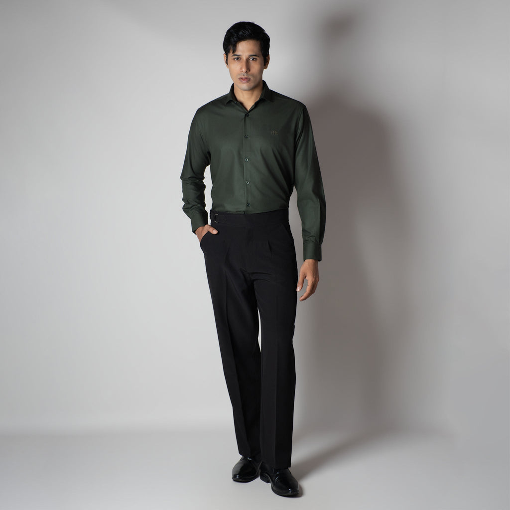 GREEN FEATHER SHIRT