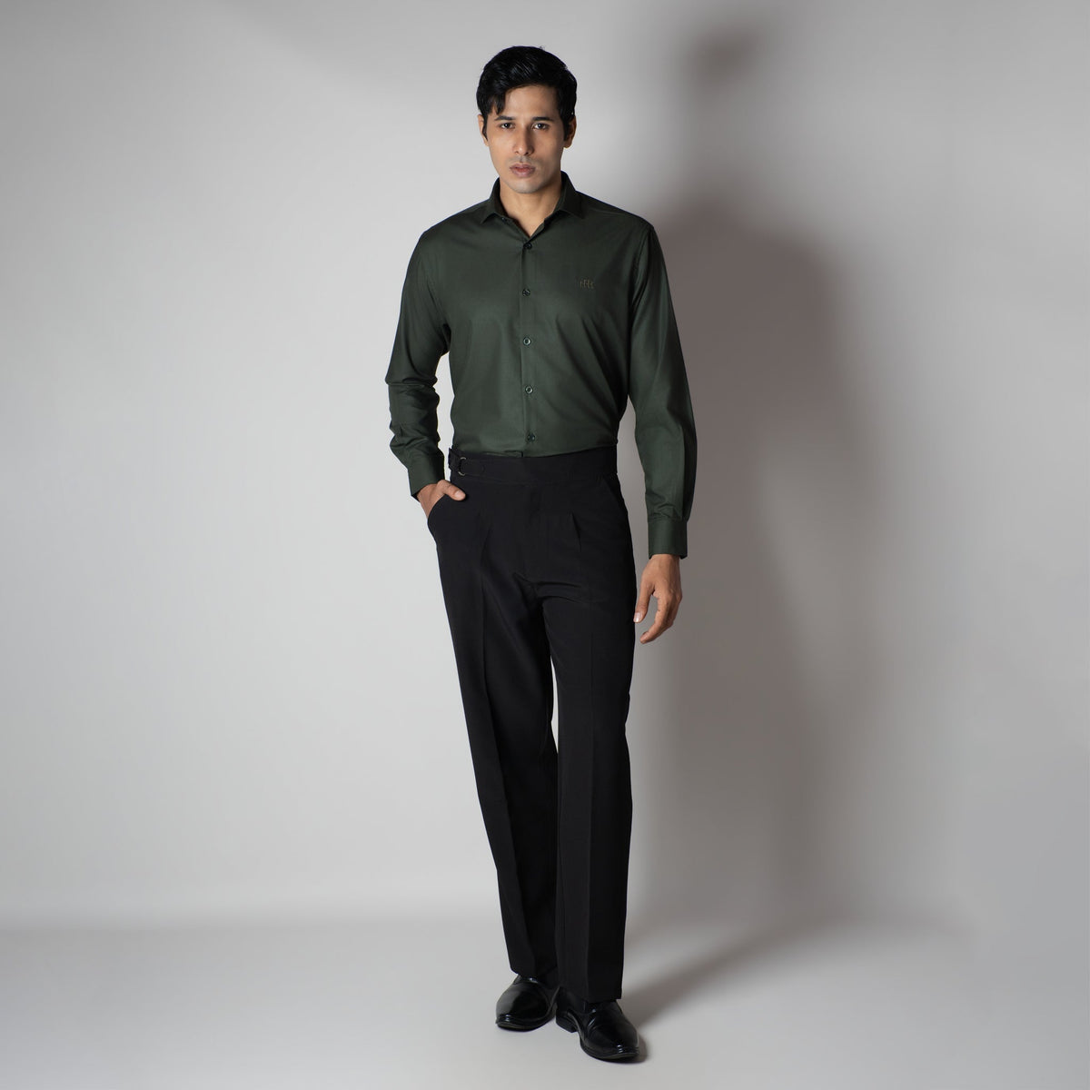 GREEN FEATHER SHIRT