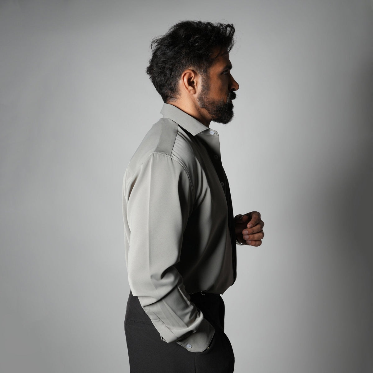 GREY KOREAN ULTRALITE SHIRT