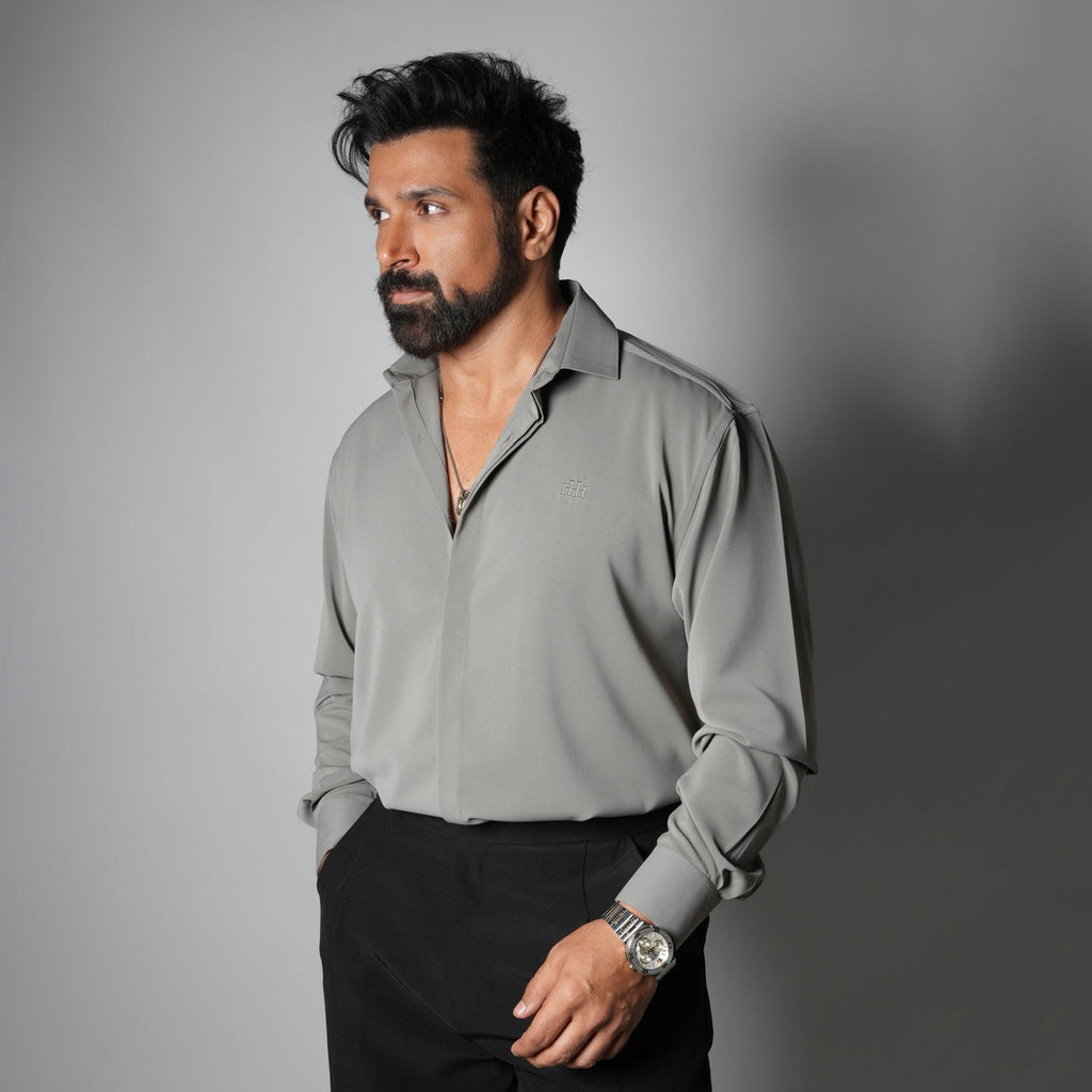 GREY KOREAN ULTRALITE SHIRT